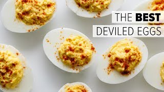 DEVILED EGGS  how to make the best deviled eggs recipe paleo keto whole30 [upl. by Yak960]