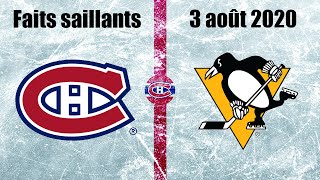 Canadiens vs Penguins  Faits saillants  Match 2  3 août 2020 [upl. by Stacia]