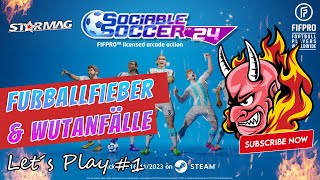 Sociable Soccer 24 Fußballfieber und Wutanfälle ⚽😡  Lets Play 1 Deutsch [upl. by Bradleigh864]