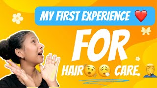 My first 👉 HAIR 🫨CARE 😬 Vlog 👩‍🦰 shivaniverma2 🖤🖤 [upl. by Madox367]