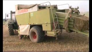 Hanomag Robust 900  Presse Claas Quadrant [upl. by Garett]