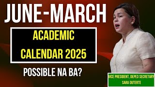 June March Academic Calendar posible na ba ngayong 2024 [upl. by Atiroc]