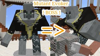 Mutant Evoker BOSS Minecraft PE Mutant Creature Addon By Rhex Mcpe [upl. by Jermaine599]