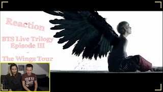 Reaction  BTS Live Trilogy Episode III  The Wings Tour Trailer [upl. by Imled]