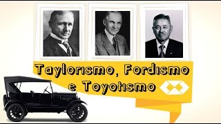 Taylorismo Fordismo e Toyotismo  Entenda as diferenças [upl. by Esorbma634]