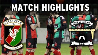 Glentoran vs Harland amp Wolff Welders  County Antrim Shield 22nd September 2015 [upl. by Nairred]