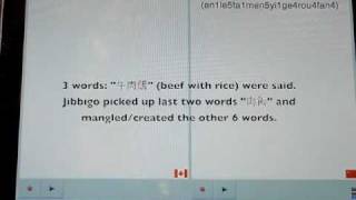 Jibbigo English to Chinese speechtospeech translation  iPad app review [upl. by Rugg]