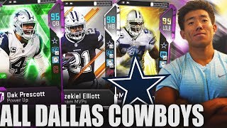 ALL TIME DALLAS COWBOYS ZEKE TERRELL OWENS amp MORE Madden 19 Ultimate Team [upl. by Ahsenac271]