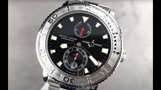 Ulysse Nardin Marine Diver Dive Watch 26355392 Ulysse Nardin Watch Review [upl. by Sainana]