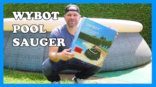 Der NEUE WYBOT Poolroboter mit 120Min Akkulaufzeit für unter 300€ Taugt der was  PapasVlog [upl. by Imiaj]