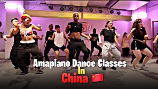 Limpopo Boy Teaches Amapiano Dance Moves in China 🇨🇳 🔥 [upl. by Venita]