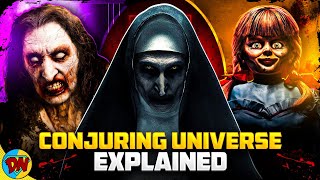 Conjuring Universe Complete Story Explained in Hindi  DesiNerd [upl. by Fiorenze]