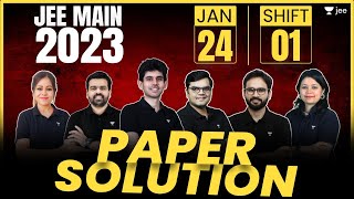 JEE Main 2023 Paper Solution  24th Jan  Shift 1  JEE 2023 Paper Discussion jee jee2023 [upl. by Calvo]