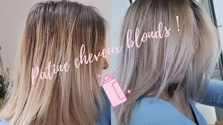 TUTO PATINE CHEVEUX BLONDS A LA MAISON  DIALIGHT 912 [upl. by Orutra]