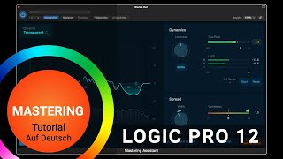 Logic Pro 12 Mastering Assistant auf Deutsch [upl. by Rehnberg]