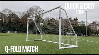 HOW TO Setup the QUICKPLAY QFOLD Match 12x6ft Soccer Goal [upl. by Map672]