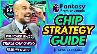 THE ULTIMATE FPL CHIP STRATEGY GUIDE  GW2238 Free Hit Wildcard Bench Boost Explained 202324 [upl. by Nugesulo]