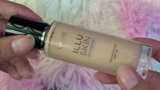 Oriflame Illuskin AquaBoost Foundation SPF 20 Review  Code  Price [upl. by Yeliak]