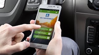 So einfach bedienen Sie die KFZ Fahrtenbuch App  Krämer IT [upl. by Zeta]