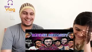 MEME MINATI  THE ULTIMATE CARRYMINATI MEME COMPILATION Reaction [upl. by Martinelli478]