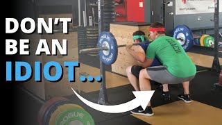 How to Spot the Squat CORRECTLY and how NOT to [upl. by Pope]