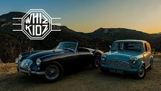 1958 MGA And 1962 Austin Mini Cooper Whiz Kids [upl. by Latini624]