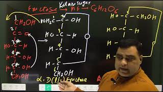 Structure of Fructose and Sucrose ll CSIRNET ll LT ll GIC ll Dr R K Tiwari Sir [upl. by Laira]