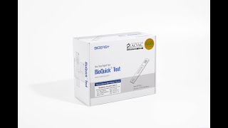 Bioeasy Onestep Rapid Test for Milk  BioQuick 4IN1 BTCC [upl. by Alfreda35]