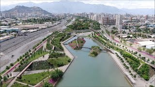 Parque Fluvial en Santiago Chile [upl. by Aniar]