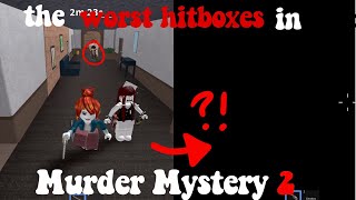 The WORST Hitboxes In MM2 [upl. by Ziza442]