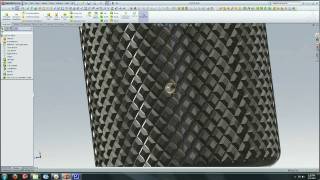 Solidworks Tutorial  Creating a Knurl Surface [upl. by Jovita729]