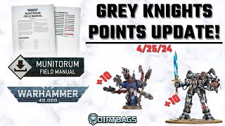 NEW POINTS UPDATE Grey Knights Competitive  Competitive Leviathan  Warhammer 40k Battle Report [upl. by Nahgen]