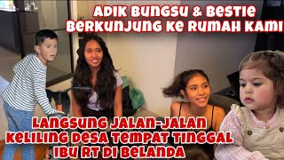 DI KUNJUNGI ADIK BUNGSU amp BESTIE LANGSUNG JALANJALAN KELILING DESA TEMPAT TINGGAL KAMI [upl. by Cassidy]