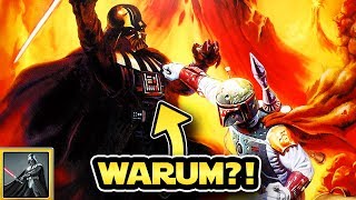 Star Wars Warum Boba Fett 2 mal gegen Darth Vader kämpfte und wie er überleben konnte Legends [upl. by Meldoh]