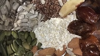 Dry fruits amp Oats Smoothie quotweight lossquotNo sugarquotNo Milkquot Tasty Breakfast smoothie [upl. by Kcirdek679]