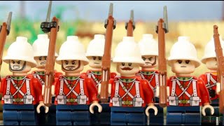 Lego Battle of Rorkes Drift  Zulu war history stop motion [upl. by Mason173]