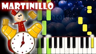 Martinillo  Piano Cover  Tutorial  Karaoke [upl. by Yseulta575]