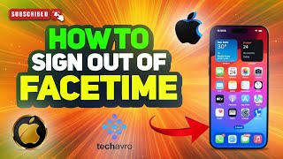 How to sign out of facetime 2024 [upl. by Neroled]