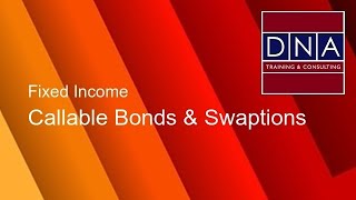 Callable Bonds amp Swaptions  Demo [upl. by Gussman]