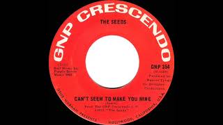 1967 HITS ARCHIVE Can’t Seem To Make You Mine  Seeds mono 45 [upl. by Nessah]