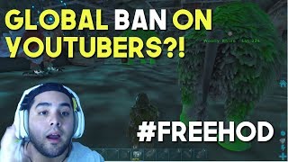 ARK GLOBALLY BANS ONE OF THE BIGGEST ARK PVP YOUTUBERS [upl. by Aikemat190]