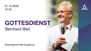 🔴 LIVE  Gottesdienst mit Bernhard Bleil  31122022  Adventgemeinde Augsburg [upl. by Marshall773]