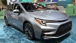 TOYOTA COROLLA Sedan 2024  FIRST LOOK amp visual REVIEW exterior interior Hybrid SE [upl. by Addie]