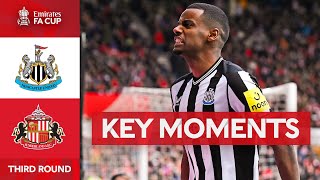 Sunderland v Newcastle United  Key Moments  Third Round  Emirates FA Cup 202324 [upl. by Notlef]