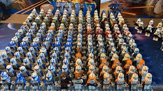 Армия Клонов из Лего Звёздных Войн Lego Star Wars Clone Army  Lego CAC Customs [upl. by Susejedairam]