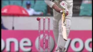 Ben Hilfenhaus BEST DELIVERY EVER VVS Laxman [upl. by Amandie295]