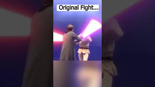 Palpatine Vs Mace Windu Original Fight Is This BETTER starwars macewindu palpatine shorts [upl. by Blackmun774]