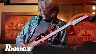 Andy Timmons on the features and design of his AT10P Ibanez signature model [upl. by Colb]