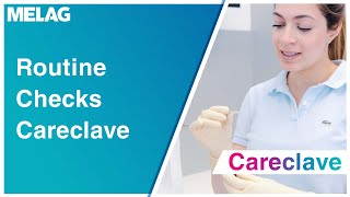 Careclave routine checks HelixTest and VacuumTest  MELAG CareclaveTutorial [upl. by Lyons]