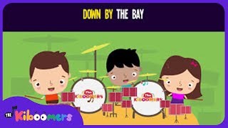 Down by the Bay Lyric Video  The Kiboomers Preschool Songs amp Nursery Rhymes for Circle Time [upl. by Sheff294]